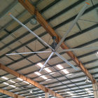 พัดลมเพดานขนาด 24 ฟุตอุตสาหกรรมขนาดใหญ่ความเร็วต่ำสุดด้วยใบมีดอลูมิเนียม