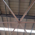 พัดลมเพดาน HVLS เหมาะสำหรับงานอุตสาหกรรมขนาดใหญ่พัดลมเพดานขนาดเส้นผ่าศูนย์กลาง 22 ฟุต