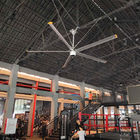 พัดลมเพดาน BLDC อุตสาหกรรมพัดลมเพดานขนาดใหญ่ที่มีความเร็วต่ำขนาดใหญ่