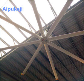 พัดลมเพดาน HVLS ขนาดใหญ่ที่รองรับพัดลมเพดาน 24 ฟุต CE Approved