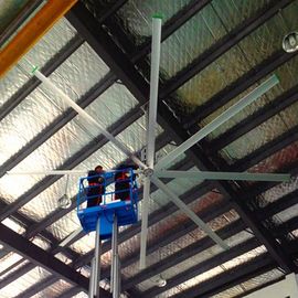 พัดลมเพดาน HVLS Workshop 22ft พัดลมเพดานประหยัดพลังงานความเร็วต่ำ
