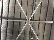 พัดลมเพดานแบบอุตสาหกรรมขนาดยักษ์ความเร็วต่ำสุดที่มีใบมีดอลูมิเนียม
