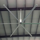 พัดลมเพดาน HVLS เหมาะสำหรับงานอุตสาหกรรมขนาดใหญ่พัดลมเพดานขนาดเส้นผ่าศูนย์กลาง 22 ฟุต